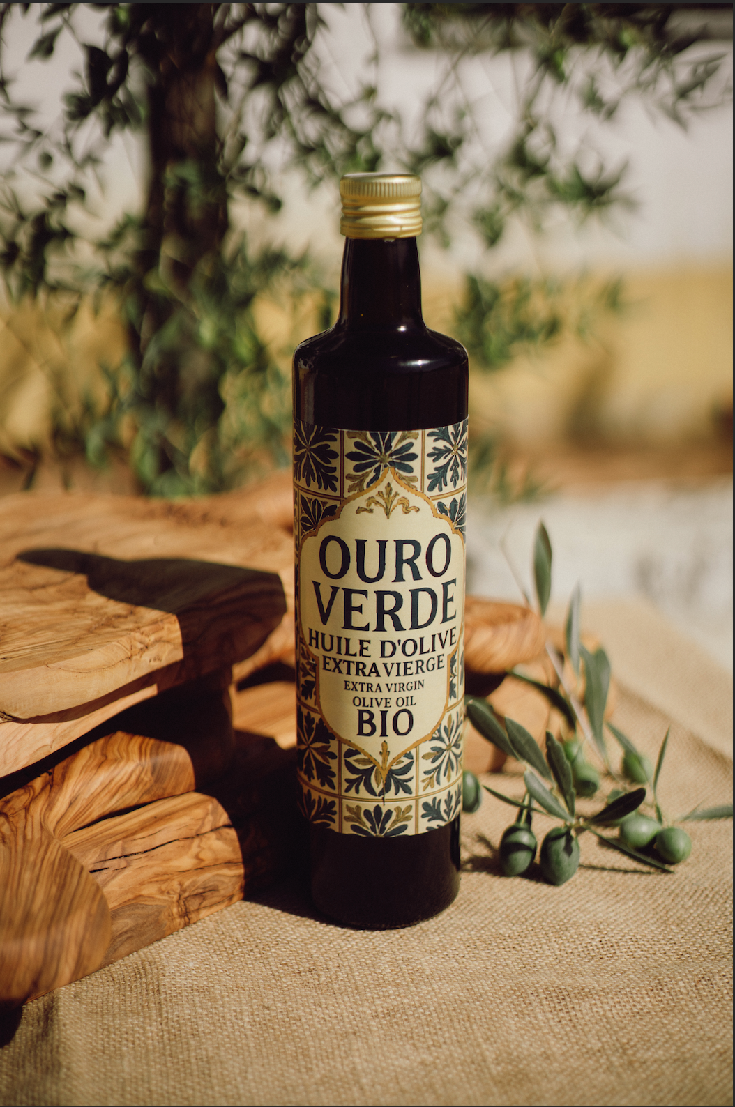 Huile D'olive Extra Vierge Bio 750ml Ouro Verde
