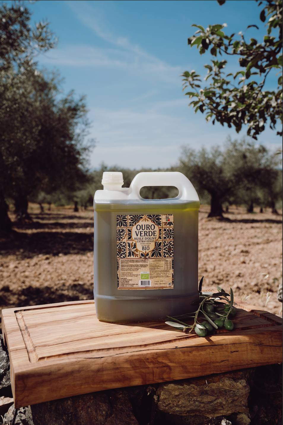 Huile D'olive Extra Vierge Bio 5L Ouro Verde